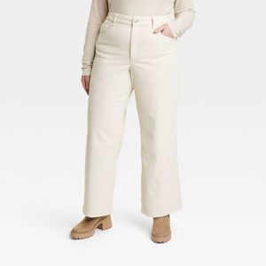 Universal Thread -  Women's High-Rise Wide Leg Jeans  Cream